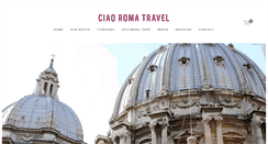 Desktop Screenshot of ciaoromatravel.com